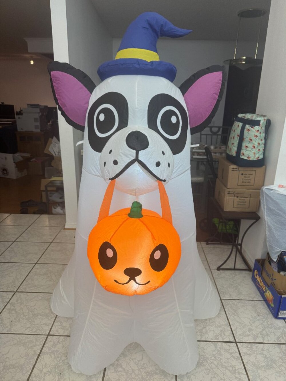 5ft GOOSH Halloween Inflatable Ghost Dog